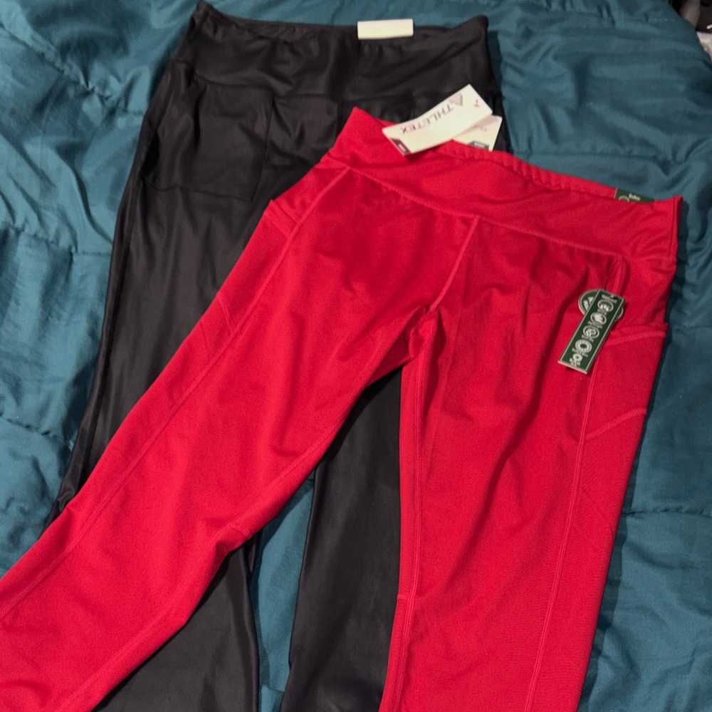 Athletex Sport - black & R . A . G - Jalapeño Red Women’s  Performance  XL / NWT
